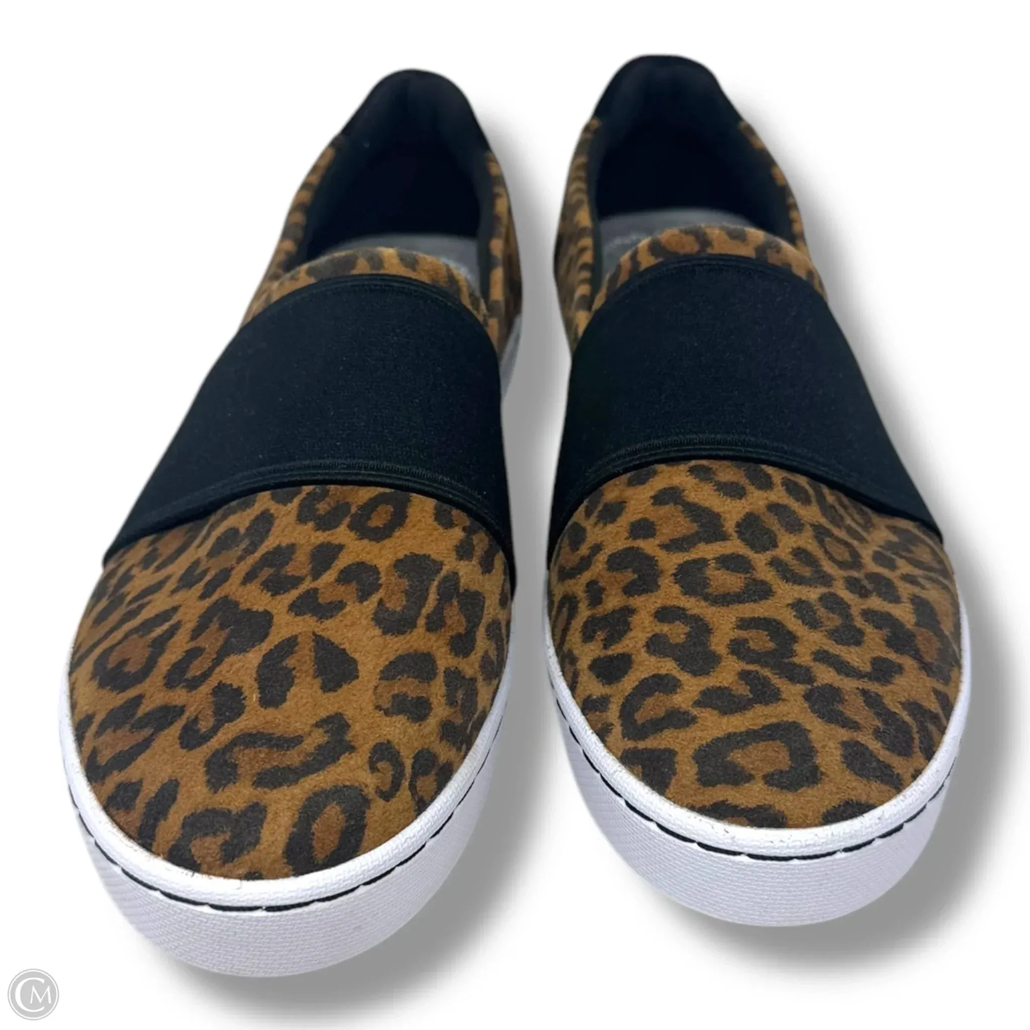 Pawley Wes Womens Suede Slip-On Sneakers By Clarks In Leopard Print, Size: 7 clarks