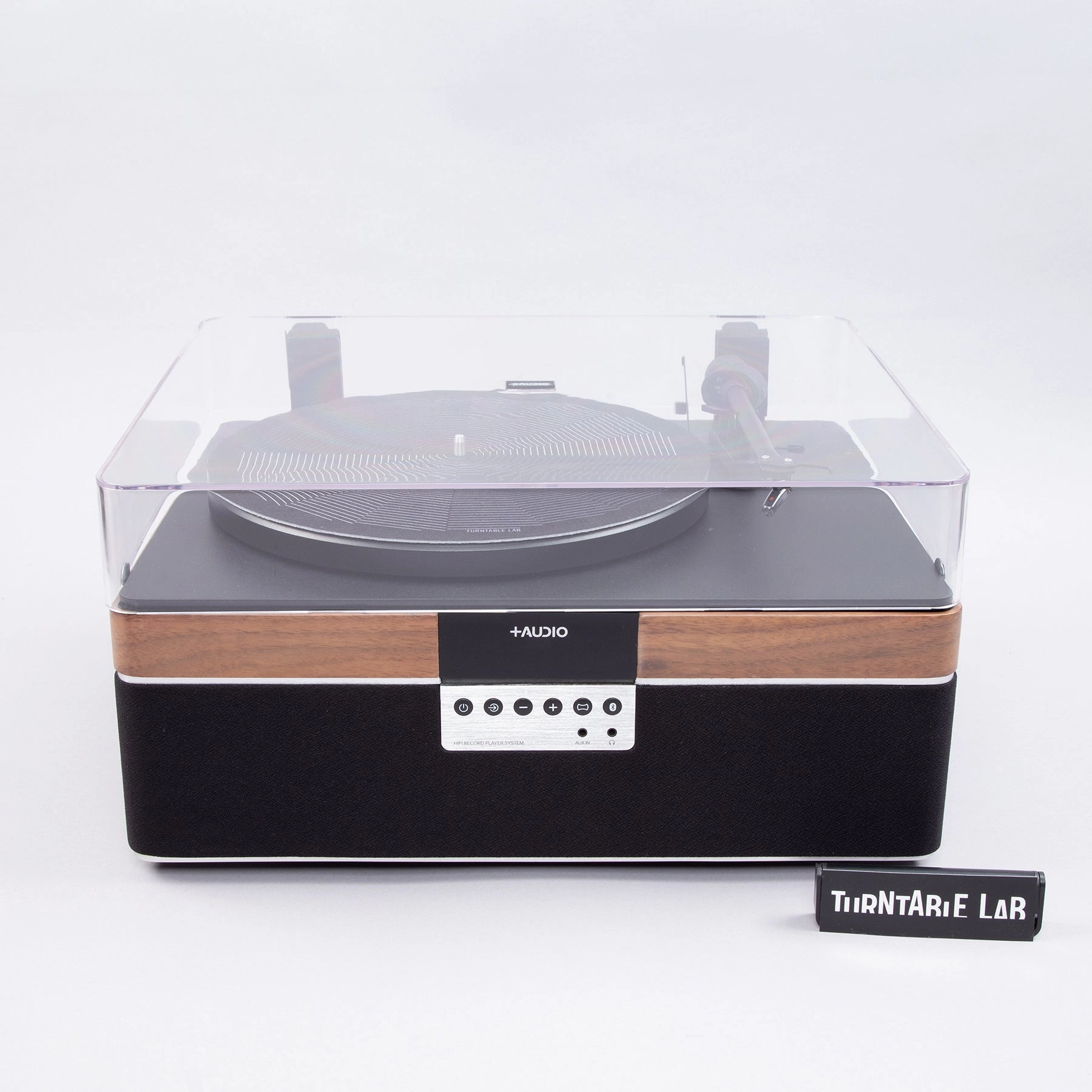 Plus Audio: The  Record Player Turntable   Integrated Audio System w/Bluetooth