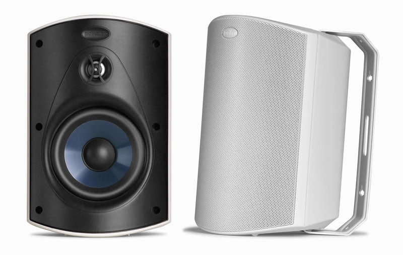 Polk Audio Atrium5 All-Weather Outdoor Loudspeakers - Pair (White) Outdoor Speakers,Weatherproof Audio,Patio Sound Systems