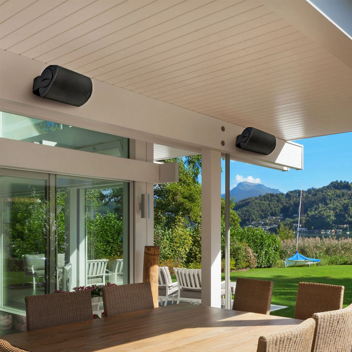 Polk Audio Atrium6 All-Weather Outdoor Loudspeaker - Pair (Black)