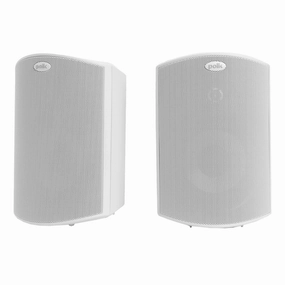 Polk Audio Atrium6 All-Weather Outdoor Loudspeaker - Pair (White) Outdoor Speakers,Weatherproof Audio,Patio Sound Systems