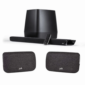 Polk Audio Magnifi 2 Soundbar   SR2 Surround System Soundbars,Home Theater Bars,Flat Panel Audio