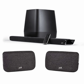 Polk Audio Magnifi 2 Soundbar   SR2 Surround System hi-fi analog preamp,hi-fi dynamic range audio,hi-fi stereo for TV