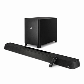 Polk Audio MagniFi Max AX 6.1 Channel Soundbar System with Dolby Atmos/DTS:X and 10&rdquo; Wireless Subwoofer Soundbars,TV Sound Systems,Bar Speakers