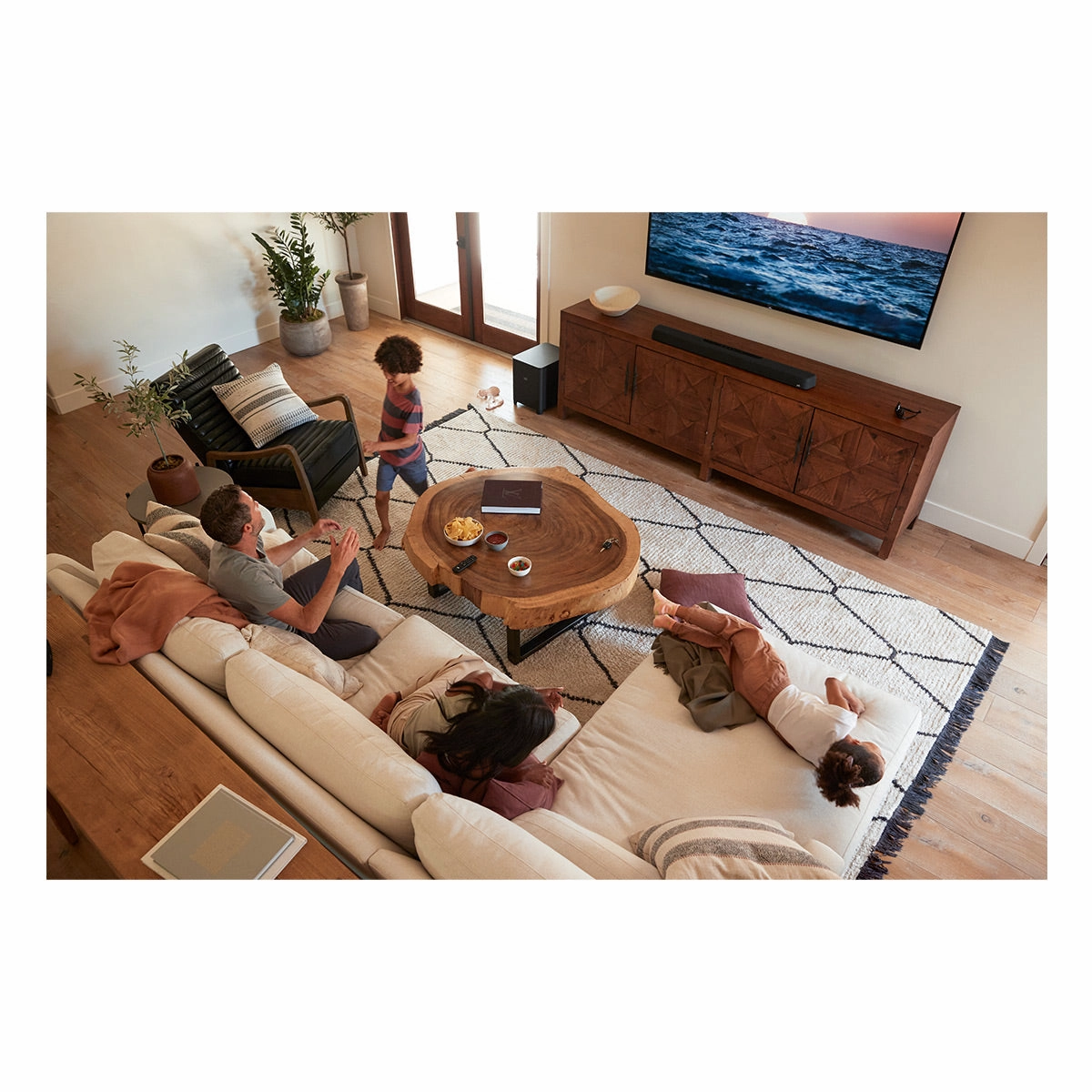 Polk Audio MagniFi Max AX 6.1 Channel Soundbar System with Dolby Atmos/DTS:X and 10&rdquo; Wireless Subwoofer