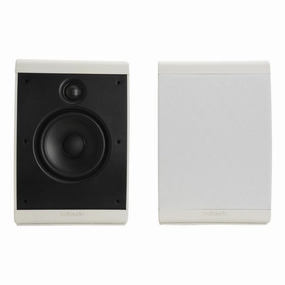 Polk Audio OWM3 Compact Multi-Application Satellite Speaker - Pair (White) Surround Sound Speakers,Multichannel Audio,5.1 Systems