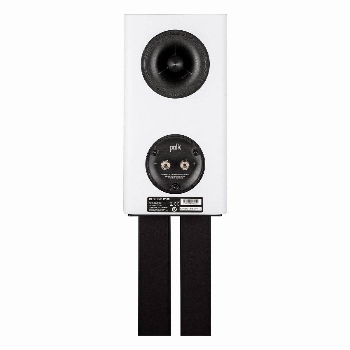 Polk Audio Reserve 100 Compact Bookshelf Speaker - Pair (White)