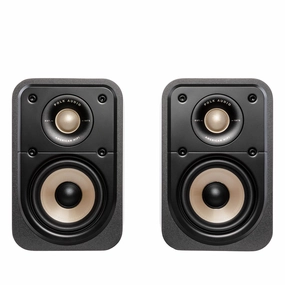 Polk Audio Signature Elite ES10 Surround Speakers - Pair (Black) Surround Sound Speakers,Multichannel Audio,5.1 Systems