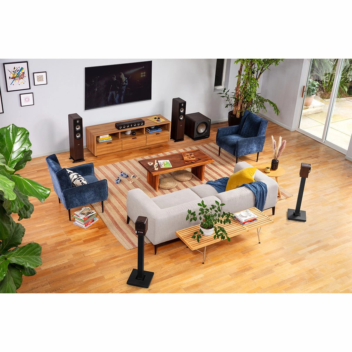 Polk Audio Signature Elite ES10 Surround Speakers - Pair (Walnut)