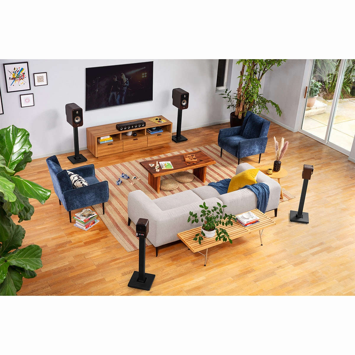 Polk Audio Signature Elite ES10 Surround Speakers - Pair (Walnut)