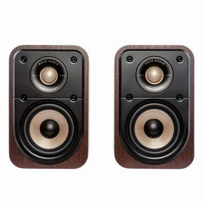 Polk Audio Signature Elite ES10 Surround Speakers - Pair (Walnut) Surround Sound Speakers,Multichannel Audio,5.1 Systems