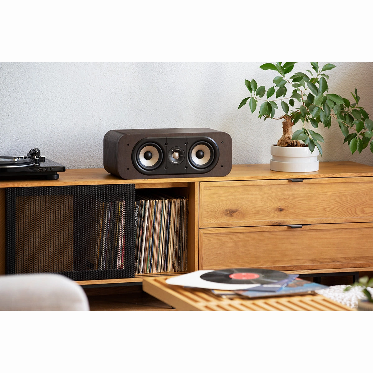 Polk Audio Signature Elite ES30 Center Channel Speaker (Walnut)
