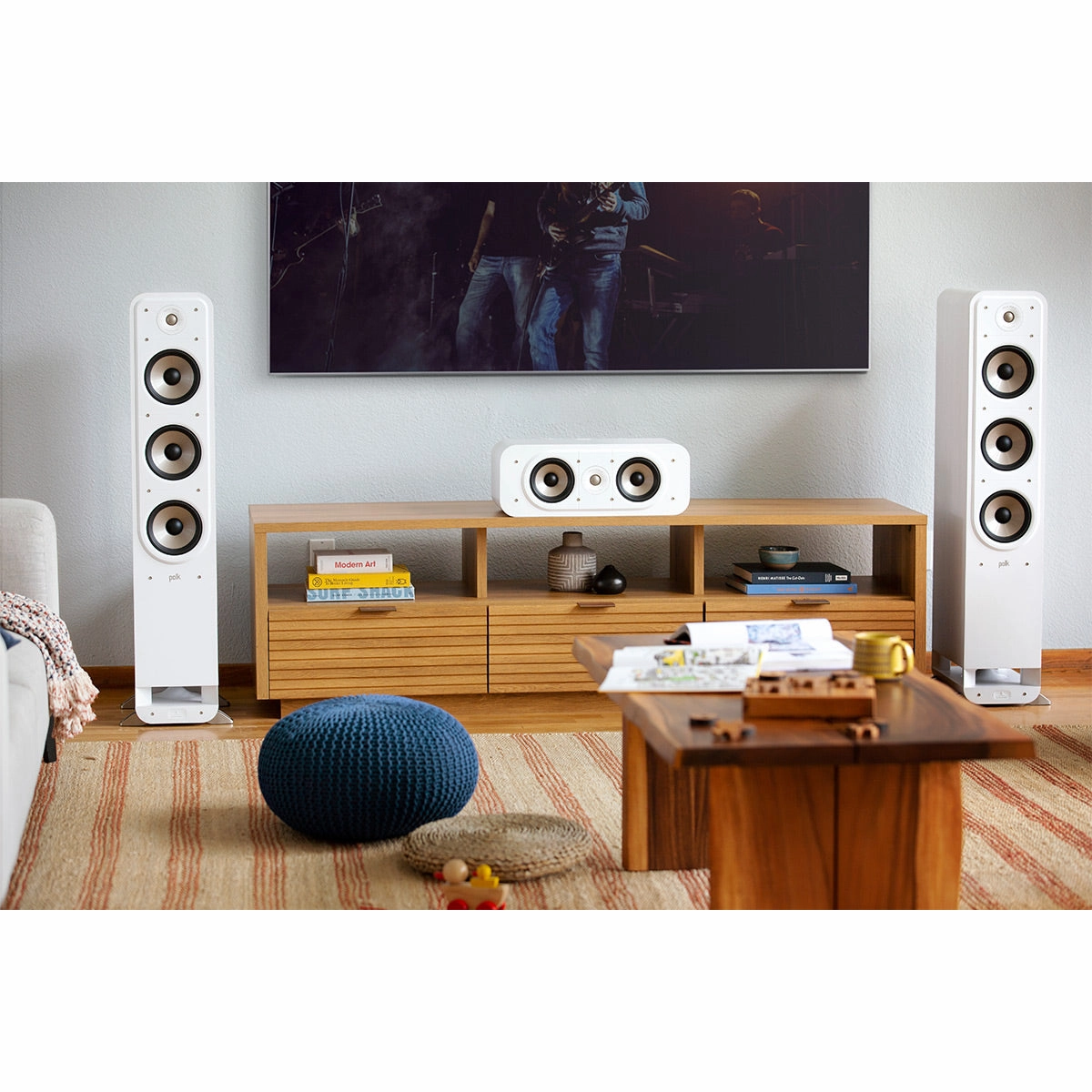 Polk Audio Signature Elite ES30 Center Channel Speaker (White)