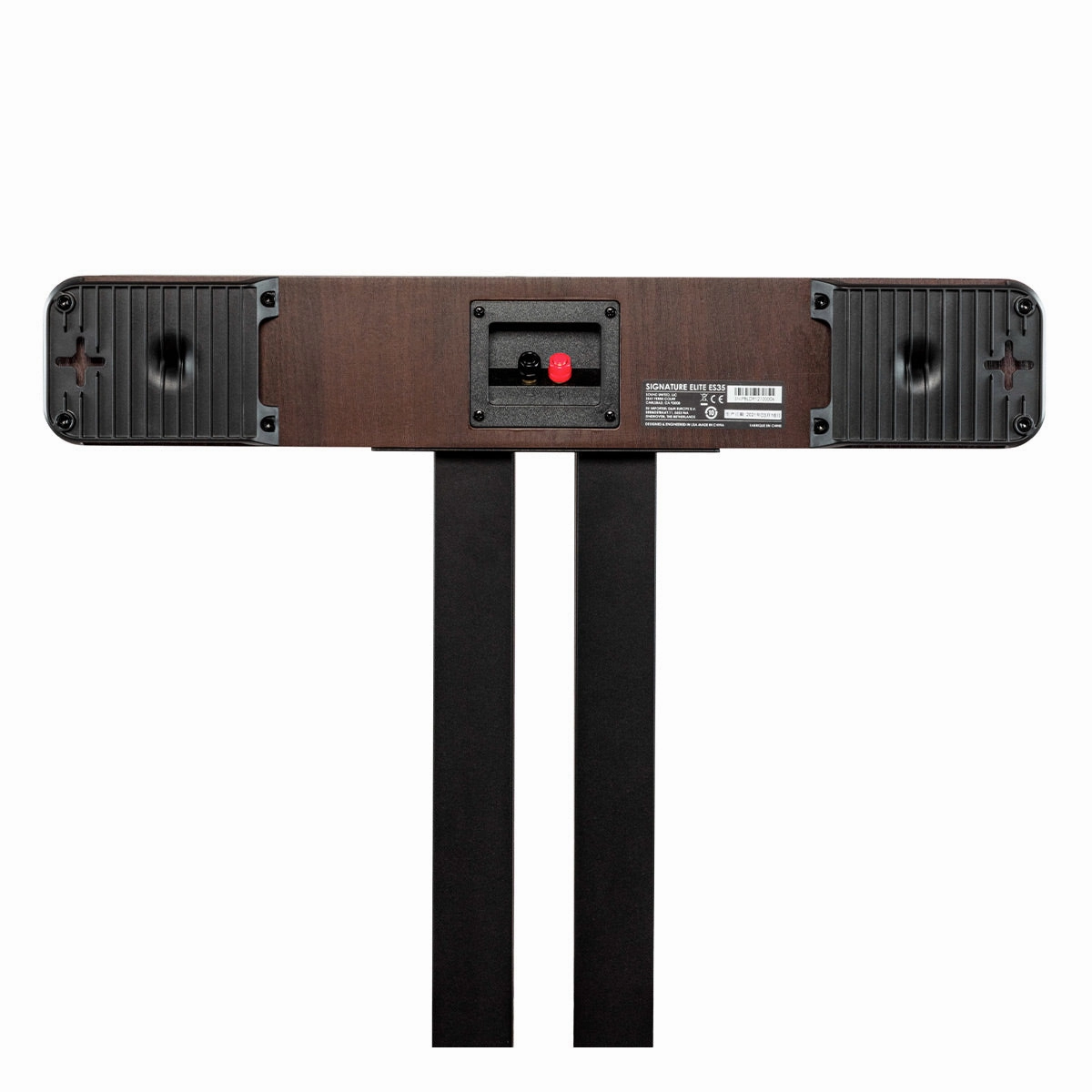 Polk Audio Signature Elite ES35 Slim Center Channel Speaker (Walnut)