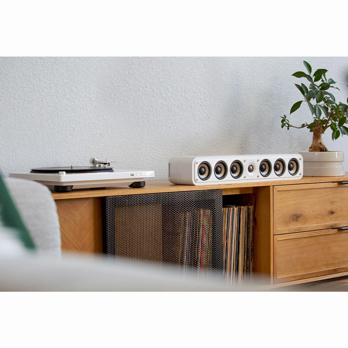 Polk Audio Signature Elite ES35 Slim Center Channel Speaker (White)