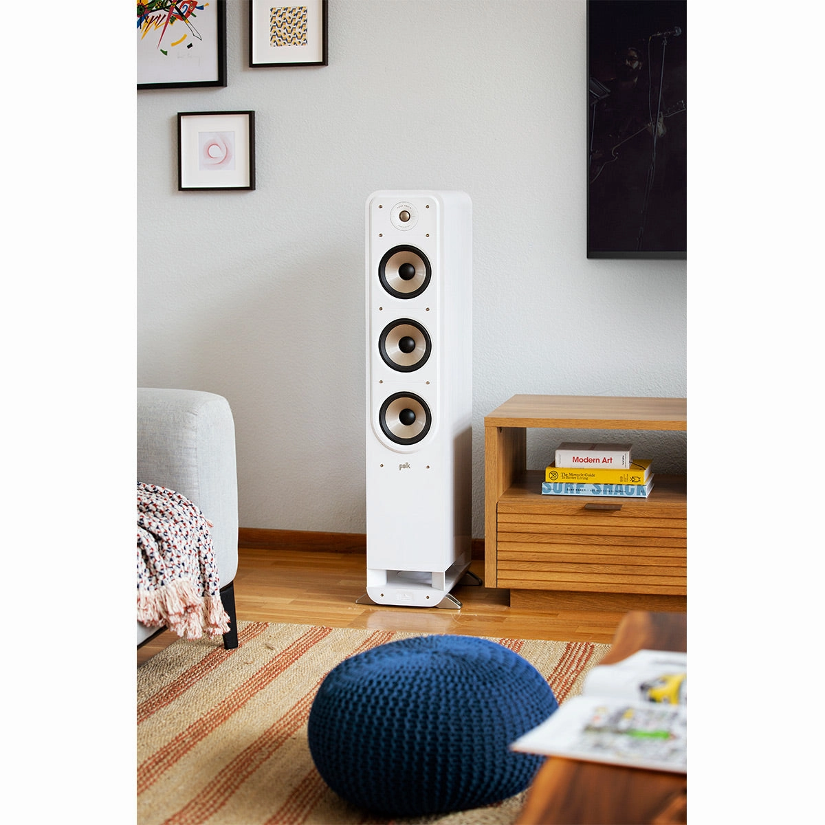 Polk Audio Signature Elite ES60 Hi-Fi Home Theater Floorstanding Speaker - Each (White)
