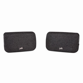 Polk Audio SR2 Wireless Surround Speakers for React Series Sound Bar - Pair Surround Sound Speakers,Multichannel Audio,5.1 Systems