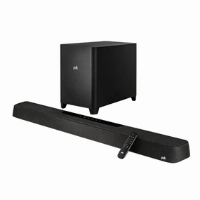 Polk MagniFi MAX AX Flagship 5.1.2 Dolby Atmos and DTS:X Soundbar with 10" Wireless Subwoofer (Each) Soundbars,Home Theater Bars,Flat Panel Audio
