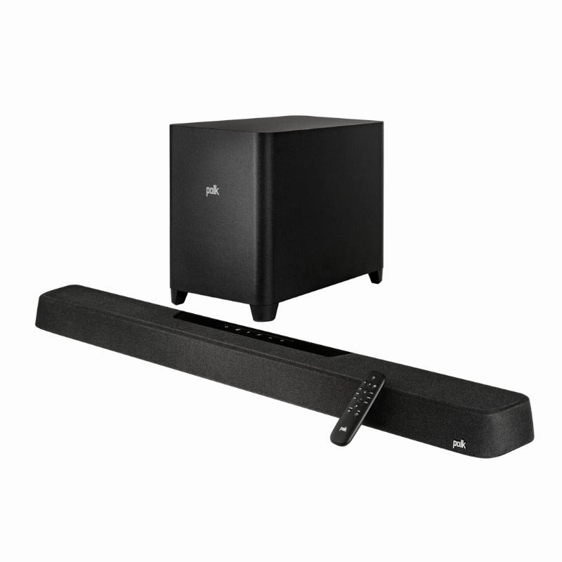 Polk MagniFi MAX AX Flagship 5.1.2 Dolby Atmos and DTS:X Soundbar with 10" Wireless Subwoofer (Each) Soundbars,Home Theater Bars,Flat Panel Audio