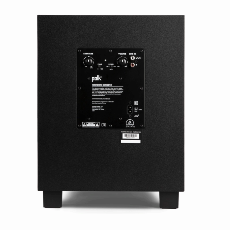 Polk Monitor XT10 10" Powered High-Performance Subwoofer (Each)