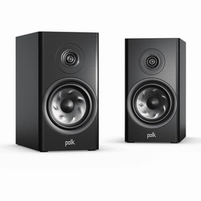 Polk Reserve R100 Compact Bookshelf Speaker - Pair hi-fi analog preamp,hi-fi dynamic range audio,hi-fi stereo for TV