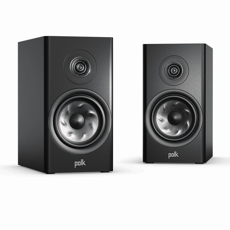 Polk Reserve R100 Compact Bookshelf Speaker - Pair hi-fi analog preamp,hi-fi dynamic range audio,hi-fi stereo for TV