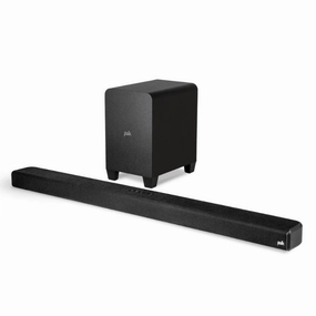 Polk Signa S4 True Dolby Atmos Sound Bar with Wireless Subwoofer, eARC, and Bluetooth (Each) Subwoofers,LFE Channels,Bass Modules