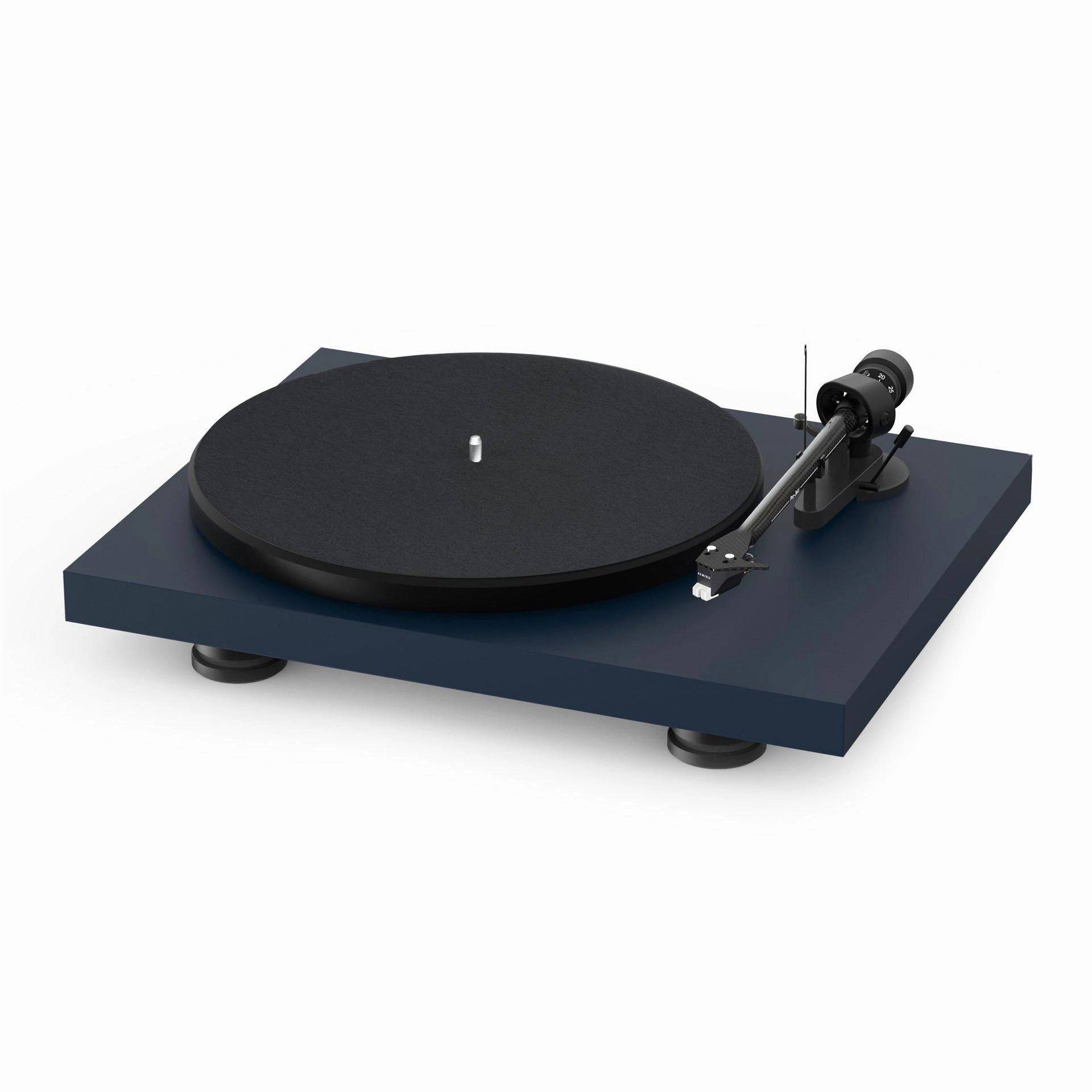 Pro-Ject: Debut Carbon EVO Turntable - Satin Steel Blue Record player,Vinyl Player,Analog Turntable