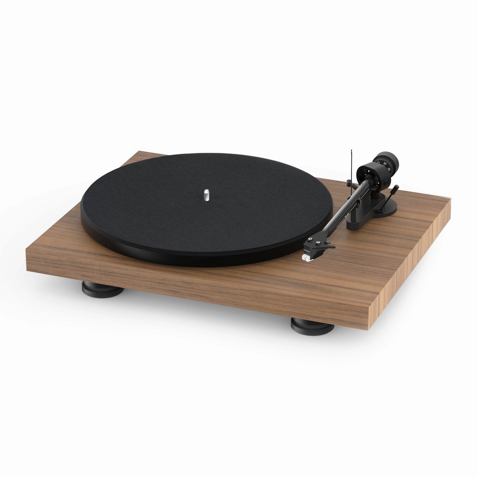 Pro-Ject: Debut Carbon EVO Turntable - Satin Walnut  (Open Box Speical) Record player,Vinyl Player,Analog Turntable