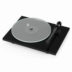 Pro-Ject: T1 Turntable - Piano Black Record player,Vinyl Player,Analog Turntable