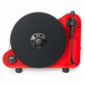 Pro-Ject: Vertical Turntable Right w/ Bluetooth - Red (VT-E BT R) Record player,Vinyl Player,Analog Turntable