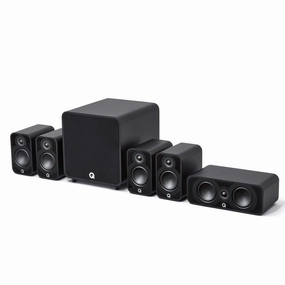 Q Acoustics 5010 5.1 Cinema Pack Bookshelf Desktop Speakers,Compact Speakers,Desktop Audio