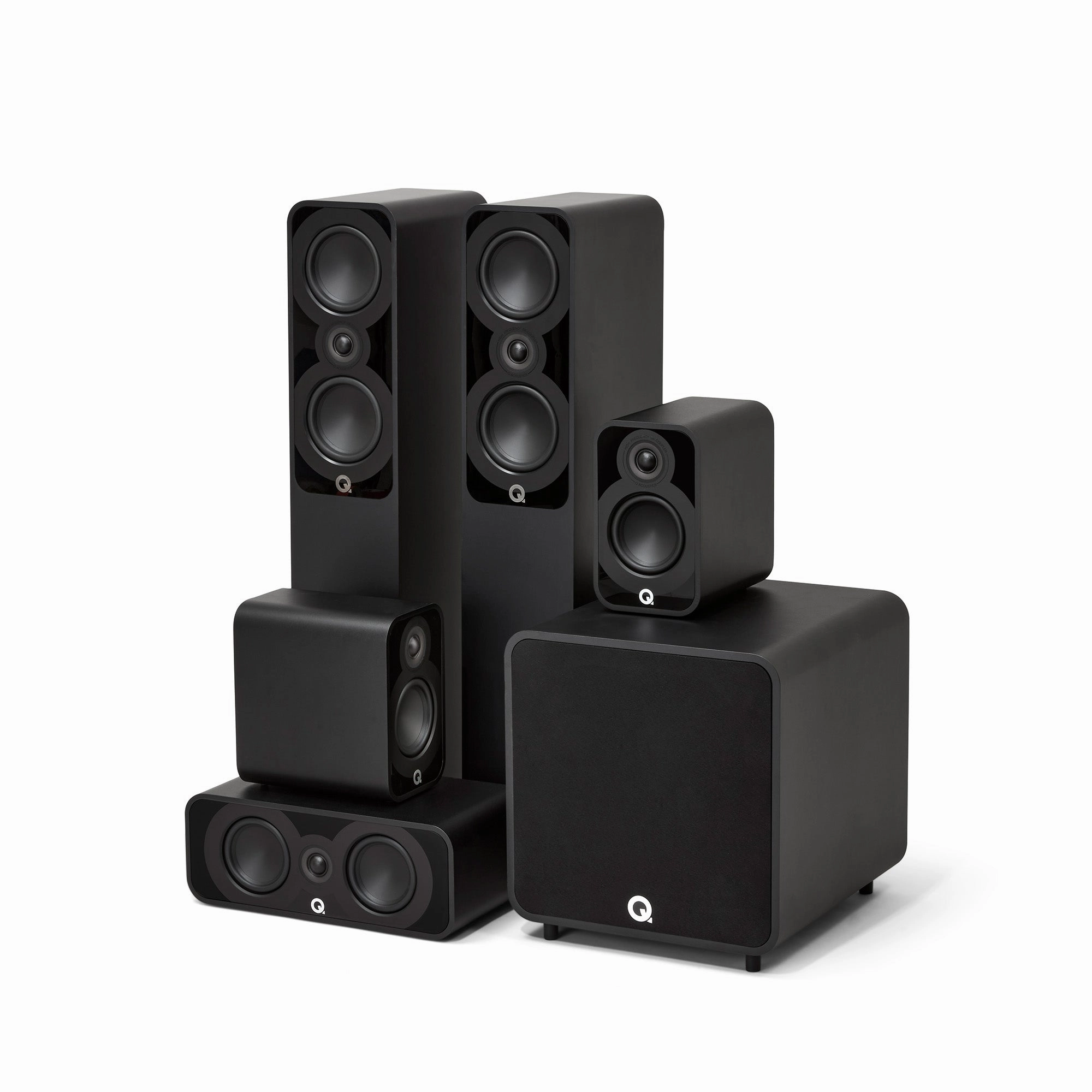 Q Acoustics 5040 5.1 Cinema Pack Subwoofers,Low-frequency Drivers,Bass Bins