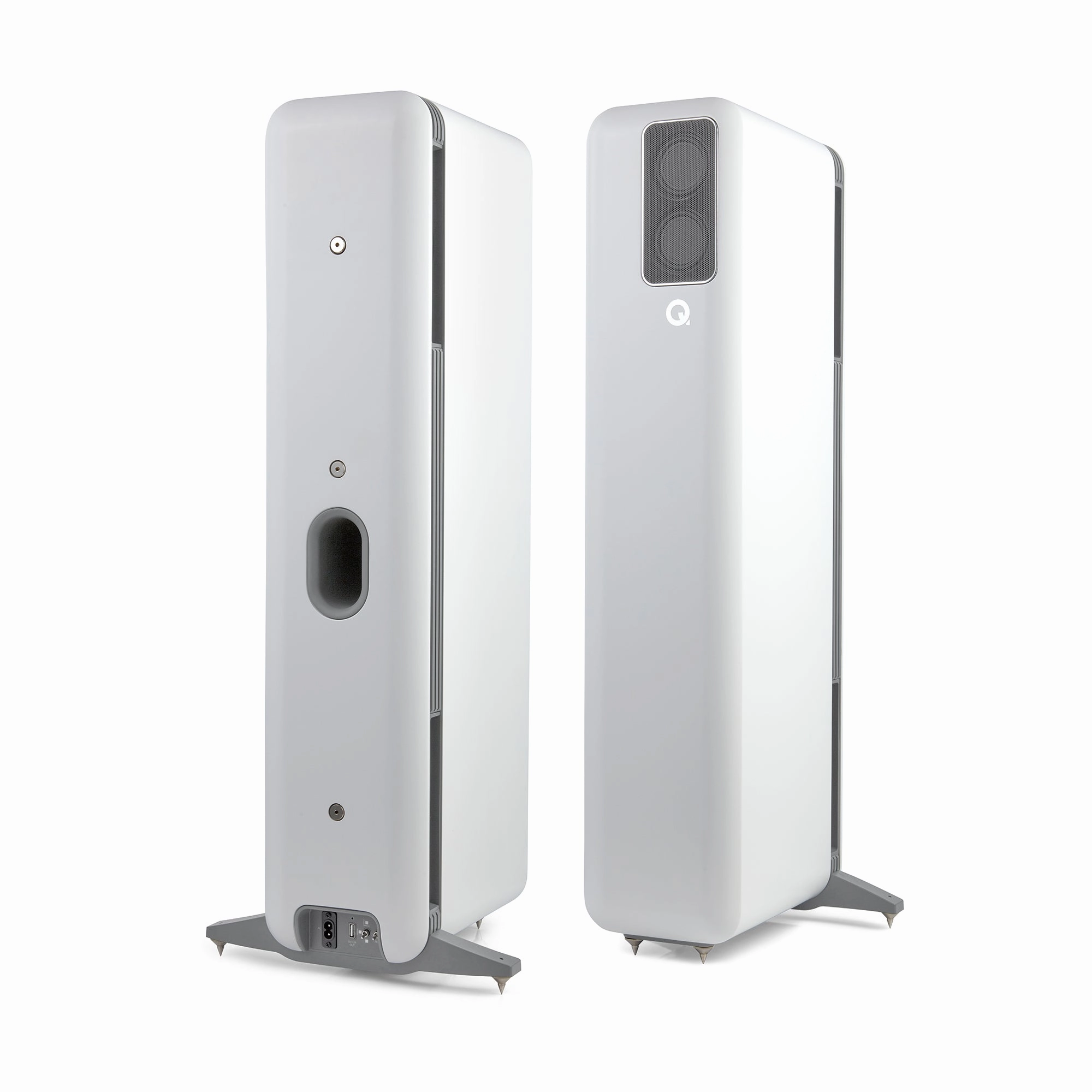 Q Acoustics Q Active 400 High-resolution Wireless Audio System Google Edition Floor Standing Speakers,Tower Speakers,Floorstanding Audio
