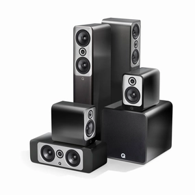 Q Acoustics Q Concept 50 5.1 Plus Cinema Pack Bookshelf Desktop Speakers,Compact Speakers,Desktop Audio