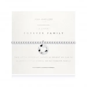Radiance A Littles Forever Family Silver 17.5cm Stretch Bracelet 4213 Joma Jewellery