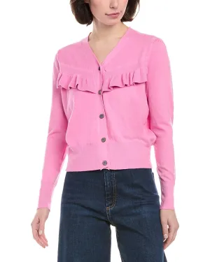 Rain   Rose Ruffle Cardigan