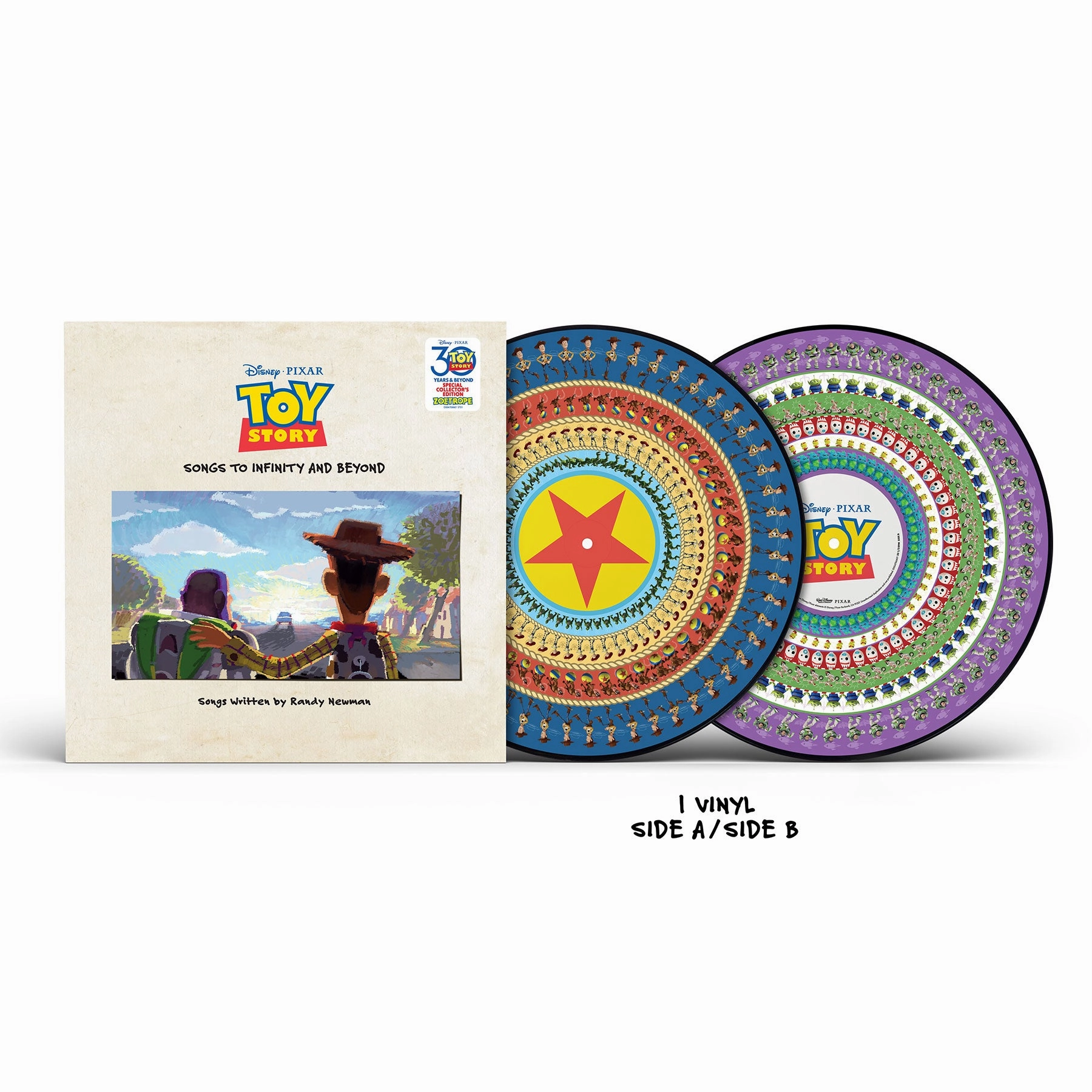 Randy Newman: Toy Story: Songs to Infinity and Beyond - 30th Anniversary (Zoetrope Colored Vinyl) Vinyl LP - PRE-ORDER