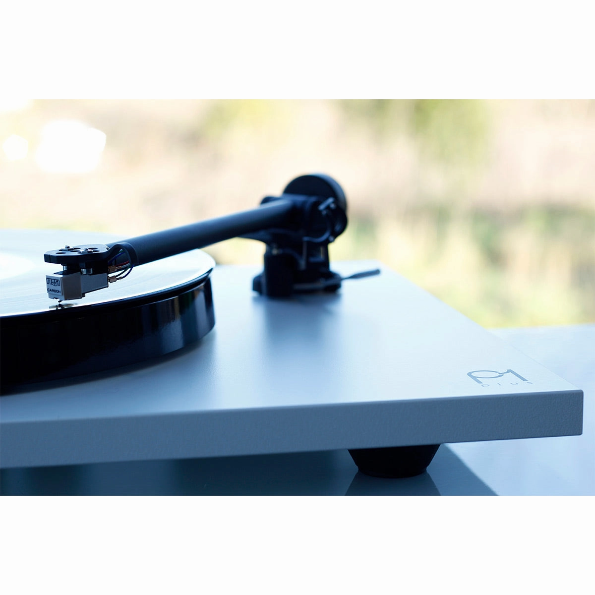 Rega Planar 1 Plus Turntable with Premounted Carbon MM Cartridge (Matte White)