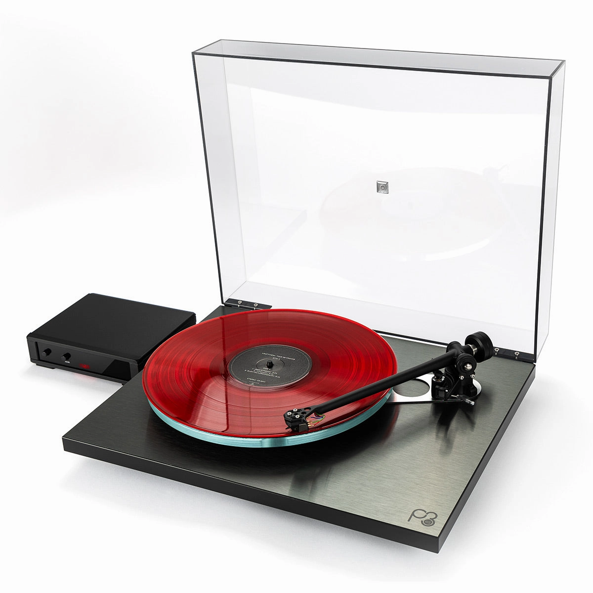 Rega Planar 3 RS Edition with Nd5 MM Cartridge (Brushed Metallic)