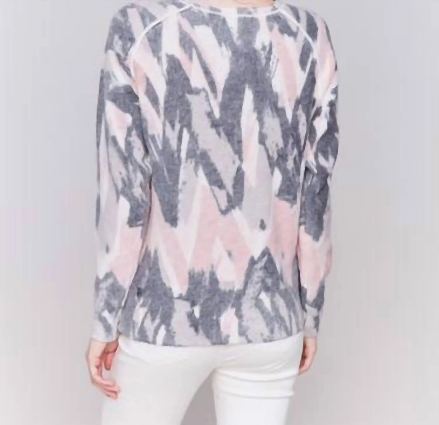 Reversable Wool Sweater In Rosewood
