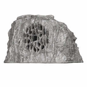 Rockustics EconoRock 6.5" 2-way Outdoor Rock Speaker - Each (Grey) Outdoor Speakers,Weatherproof Audio,Patio Sound Systems