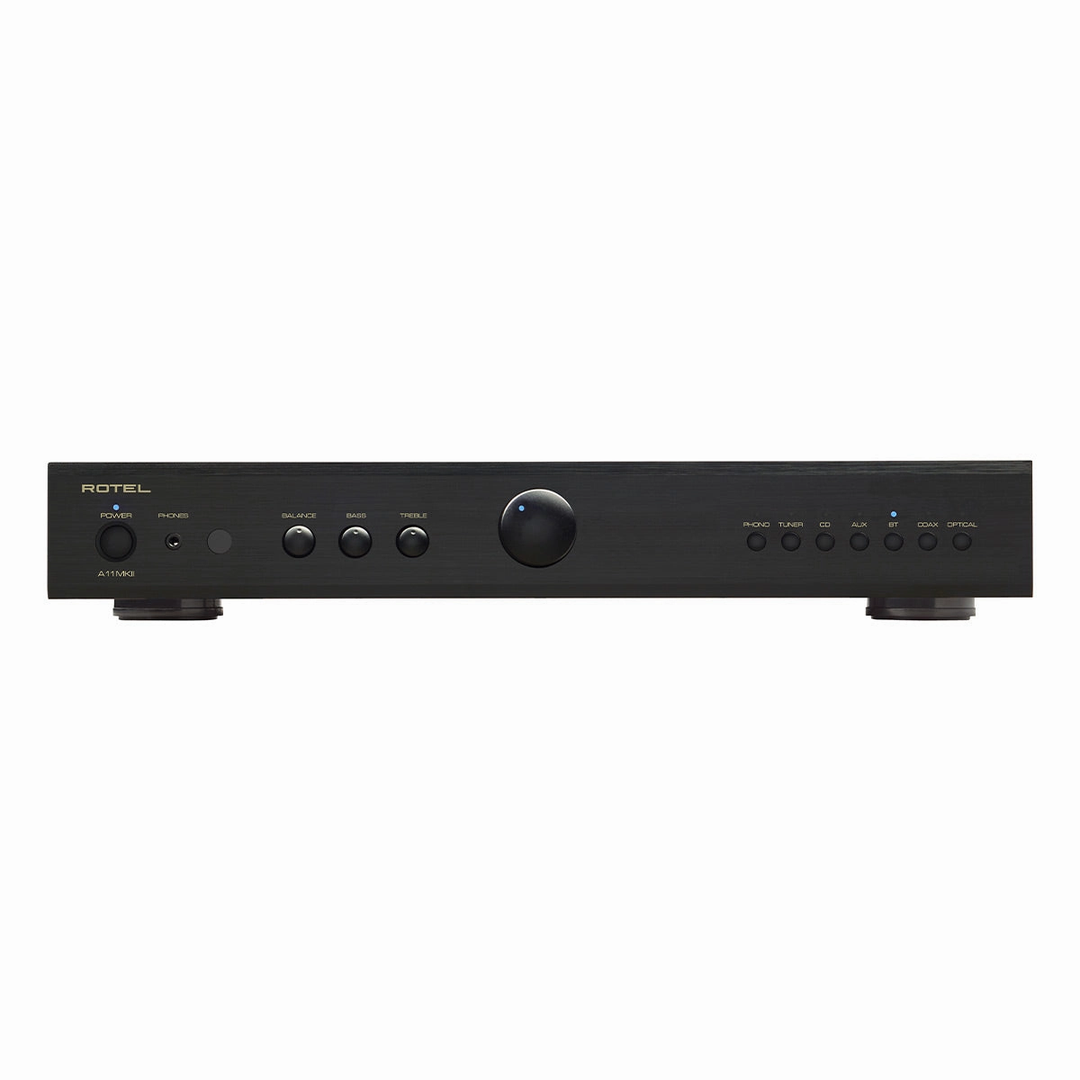 Rotel A11 MKII Integrated Amplifier (Black) hi-fi volume knob,hi-fi remote control system,hi-fi smart amplifier