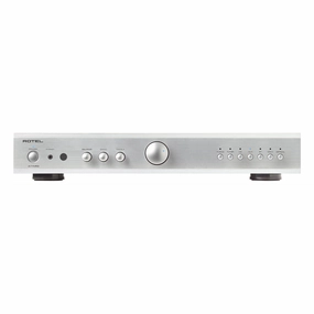 Rotel A11 MKII Integrated Amplifier (Silver) hi-fi volume knob,hi-fi remote control system,hi-fi smart amplifier