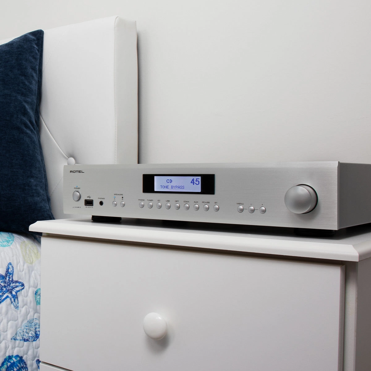 Rotel A14MKII Integrated Amplifier (Silver)