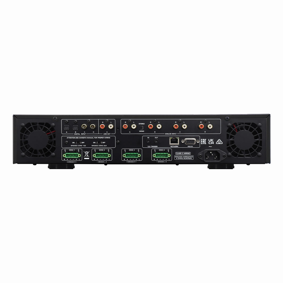 Rotel C8  Multi-Channel Amplifier (Black)