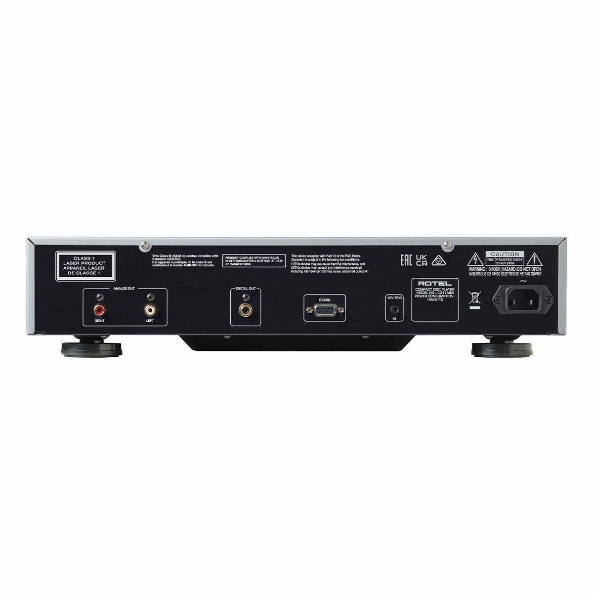 Rotel CD11 MKII CD Player (Silver)