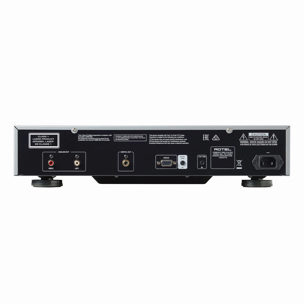 Rotel CD14MKII CD Player & DAC (Silver)
