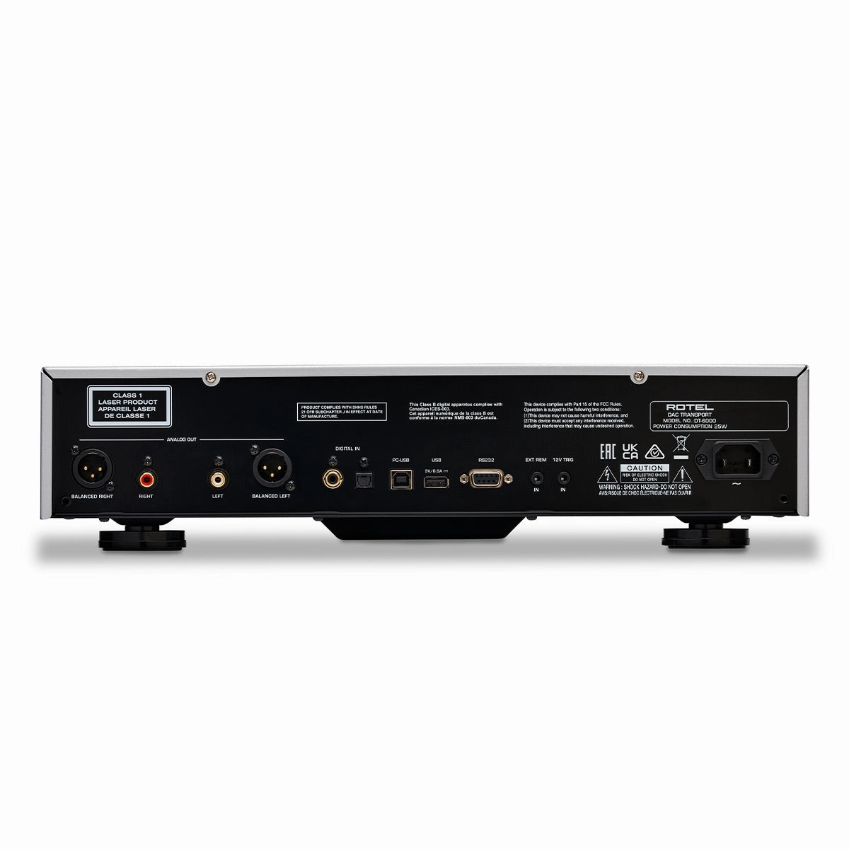 Rotel DT-6000 CD Transport, Player, & DAC (Black)
