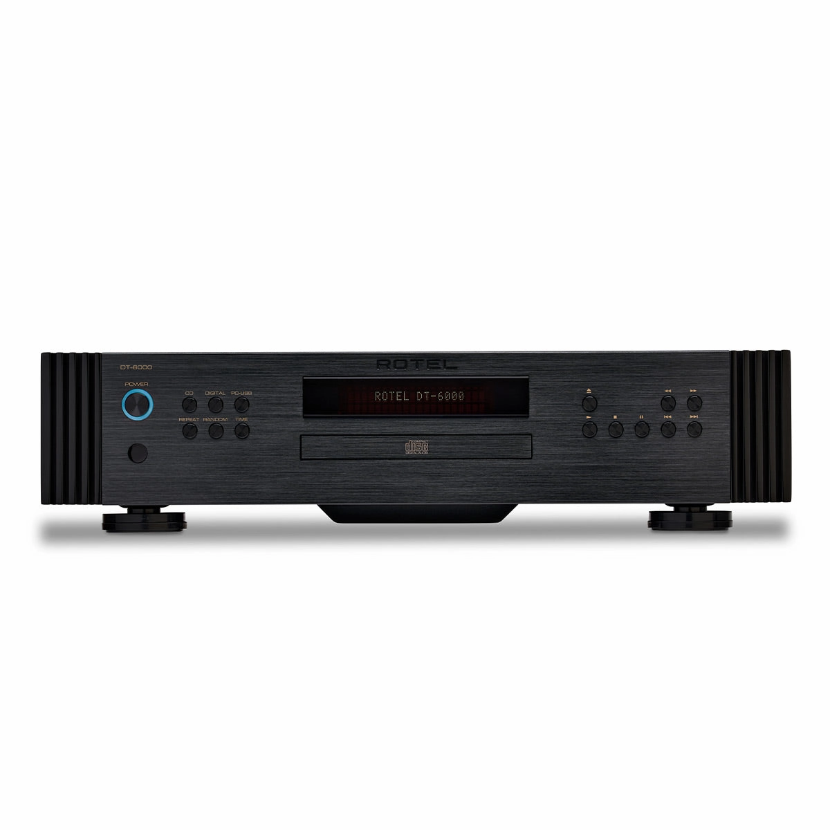 Rotel DT-6000 CD Transport, Player, & DAC (Black) CD player,Compact Disc Player,CD Transport